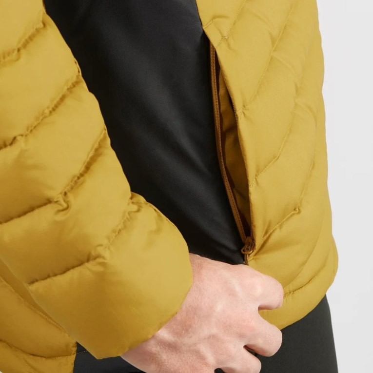 Salomon Essential Xwarm Down Men's Insulated Jackets Yellow | CA 35H98